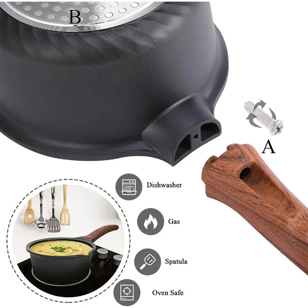 2qt Nonstick Sauce Pan with Lid